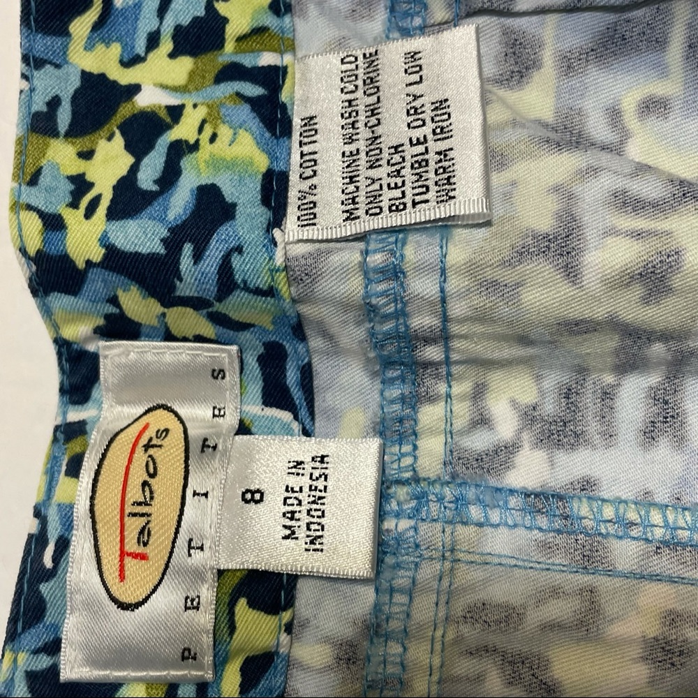 talbots petite womens sz 8 petite colorful  pencil skirt - Picture 7 of 7